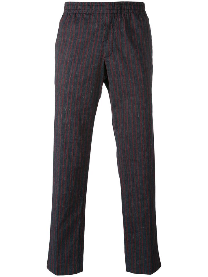 Dondup - Scotty Straight Trousers - Men - Cotton/linen/flax - 50, Blue, Cotton/linen/flax