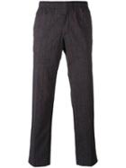 Dondup - Scotty Straight Trousers - Men - Cotton/linen/flax - 50, Blue, Cotton/linen/flax