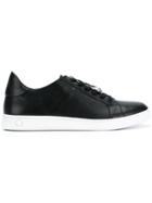 Versus Front Pin Designed Sneakers - Black