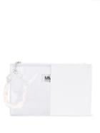Mm6 Maison Margiela Transparent Clutch - White