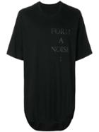 Julius Form A Noise Slogan T-shirt - Black