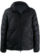 Ea7 Emporio Armani Hooded Padded Jacket - Black