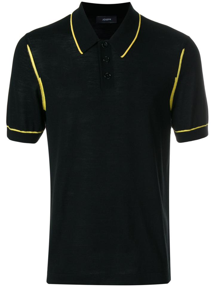 Joseph Knit Polo Shirt - Black