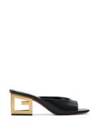 Givenchy Peep Toe Sandals - Black