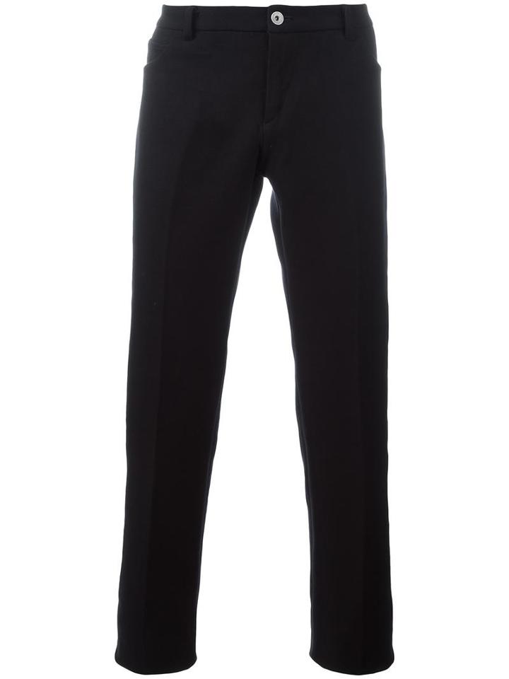 Individual Sentiments Flap Pocket Trousers, Men's, Size: Small, Black, Cotton