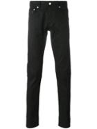 Alexander Mcqueen Leopard Effect Jeans, Men's, Size: 46, Black, Cotton/spandex/elastane