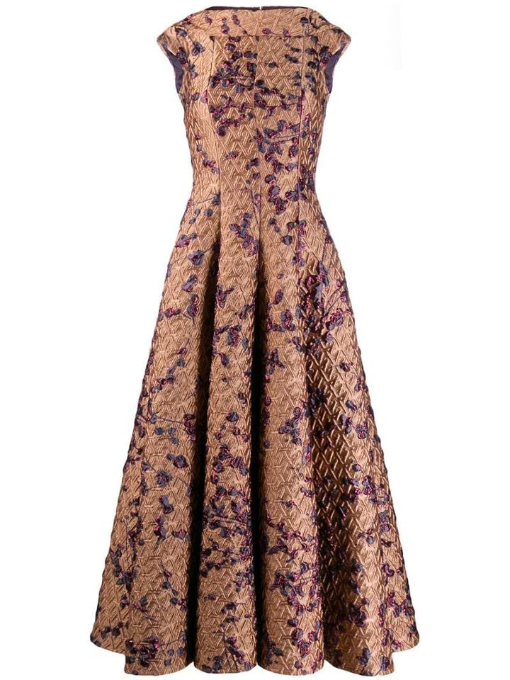 Talbot Runhof Tomini Evening Gown - Gold