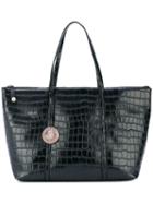 Versace Jeans - Textured Tote Bag - Women - Polyester/synthetic Resin - One Size, Black, Polyester/synthetic Resin