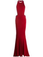 Alexandre Vauthier Cut-out Detail Dress - Red