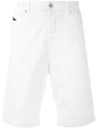 Diesel Black Gold Classic Chino Shorts, Men's, Size: 29, White, Cotton/polyester/spandex/elastane