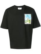 Ami Alexandre Mattiussi Tee With Postcard Print - Black