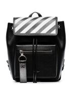 Off-white Black And White Zip Pocket Mini Backpack