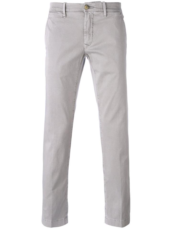 Jacob Cohen - Slim-fit Chinos - Men - Cotton/spandex/elastane - 31, Grey, Cotton/spandex/elastane