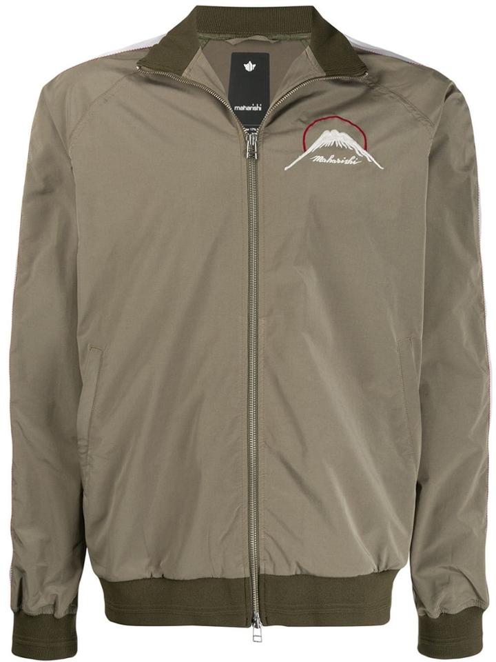 Maharishi Logo Bomber Jacket - Green