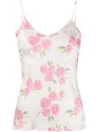 Christian Dior Pre-owned 2000s Silk Floral Textured Camisole -