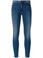 Calvin Klein Jeans Super Skinny Cropped Jeans, Women's, Size: 27, Blue, Cotton/polyester/lyocell/spandex/elastane