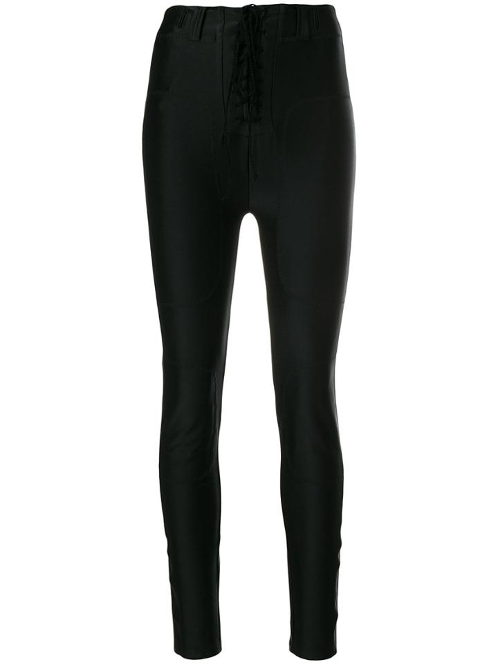 Unravel Project Corset Front Trousers - Black