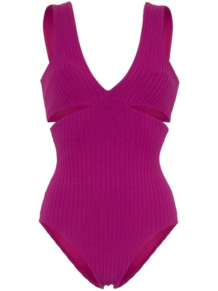 Araks Ursa Cut-out Swimsuit - Purple