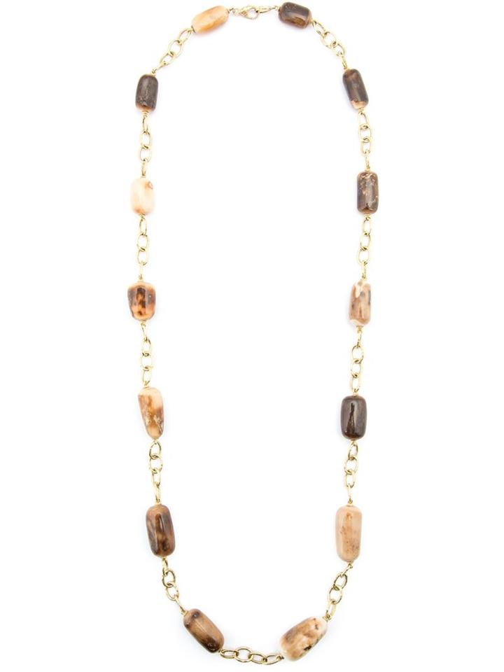 Loree Rodkin 18kt Yellow Gold Walrus Bone Necklace