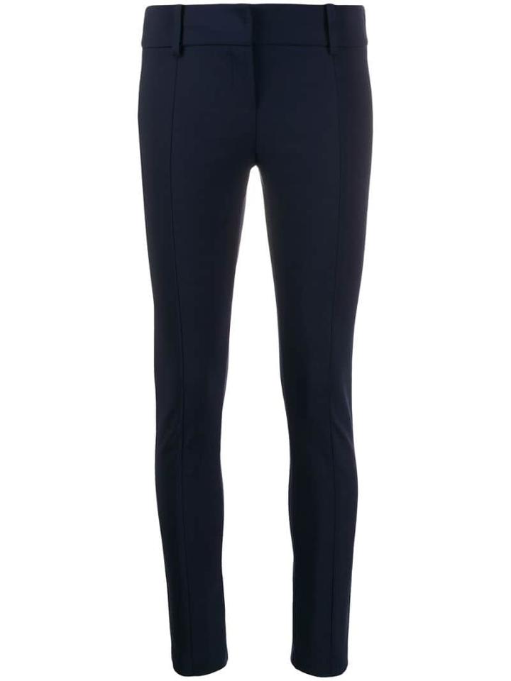 Patrizia Pepe Skinny Crop Trousers - Blue