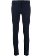 Patrizia Pepe Skinny Crop Trousers - Blue