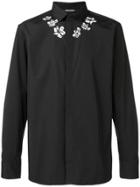 Neil Barrett Floral Print Shirt - Black