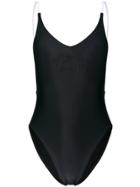 Gcds Low Back Swimsuit - Black