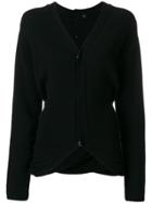 Y's Crossover Back Cardigan - Black