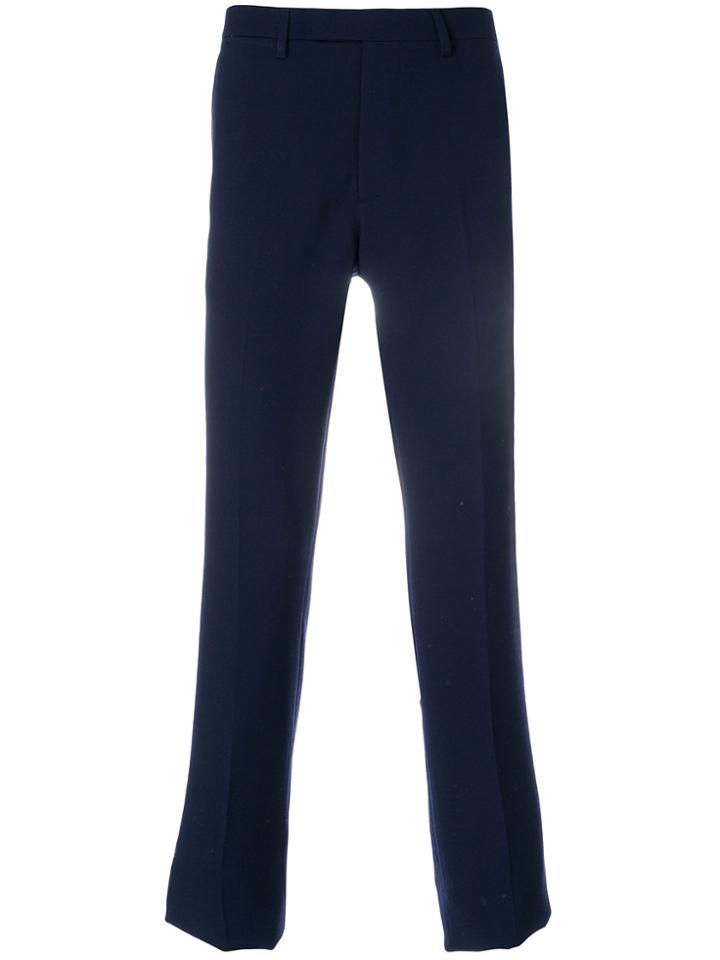Raf Simons Tailored Slim-fit Trousers - Blue
