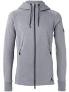 Nike Jordan Zipped Hoodie, Men's, Size: Medium, Grey, Cotton/polyester