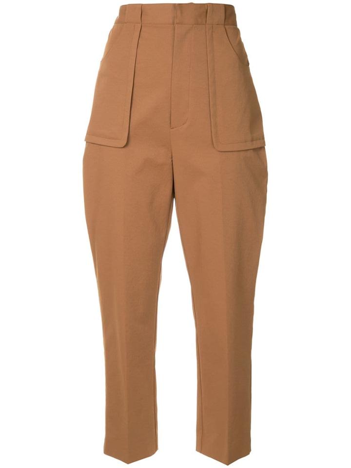 G.v.g.v. Stretch Slim Fit Trousers - Brown