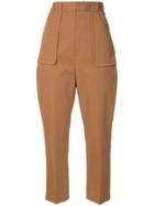 G.v.g.v. Stretch Slim Fit Trousers - Brown