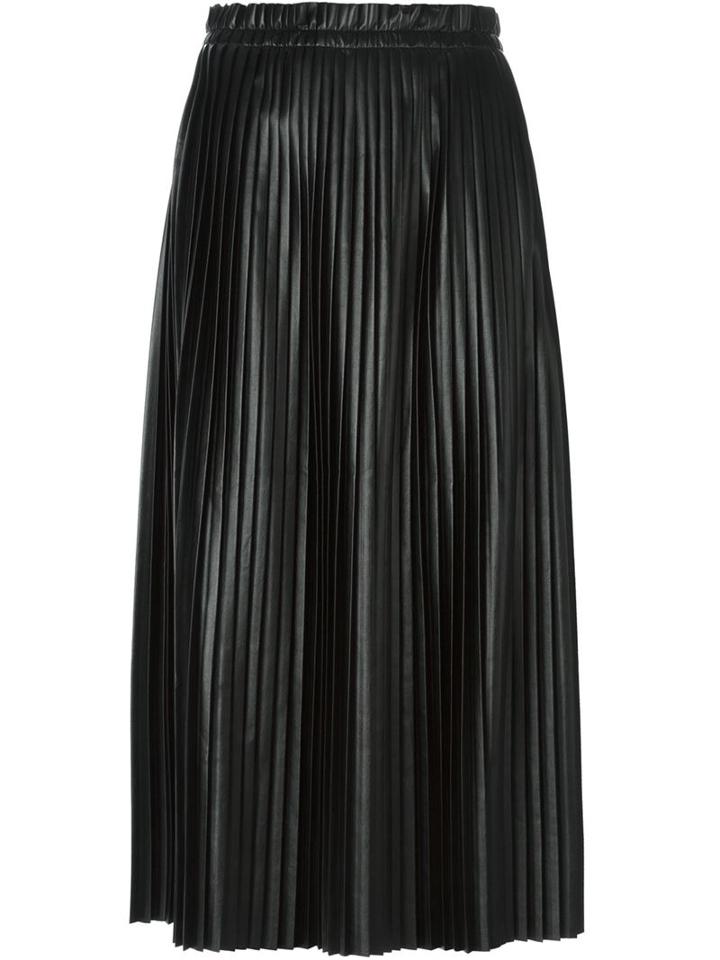Mm6 Maison Margiela Pleated High Waisted Skirt