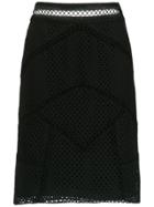 Olympiah Fellari Panelled Skirt - Black