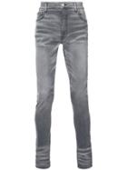 Amiri Long Leg Slim Fit Jeans - Grey