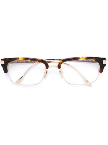 Frency & Mercury 'cultura Abundante' Glasses, Brown, Acetate/titanium