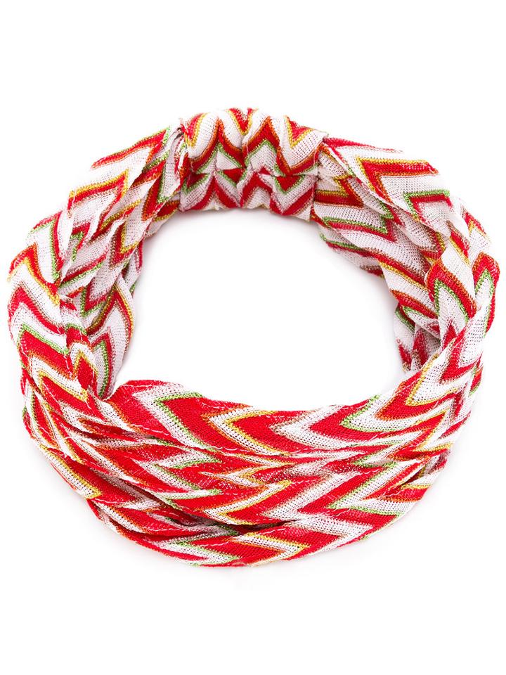 Missoni - Crochet Knit Turban Headband - Women - Rayon - One Size, Women's, Grey, Rayon