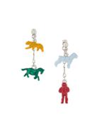 Marni Toy Charm Pendants Earrings - Multicolour