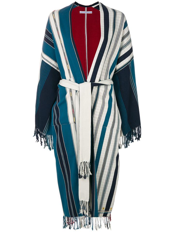 Cristaseya Long Peignoir Coat - Multicolour