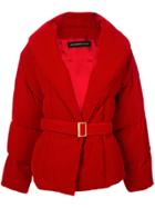 Alexandre Vauthier Oversized Padded Jacket - Red