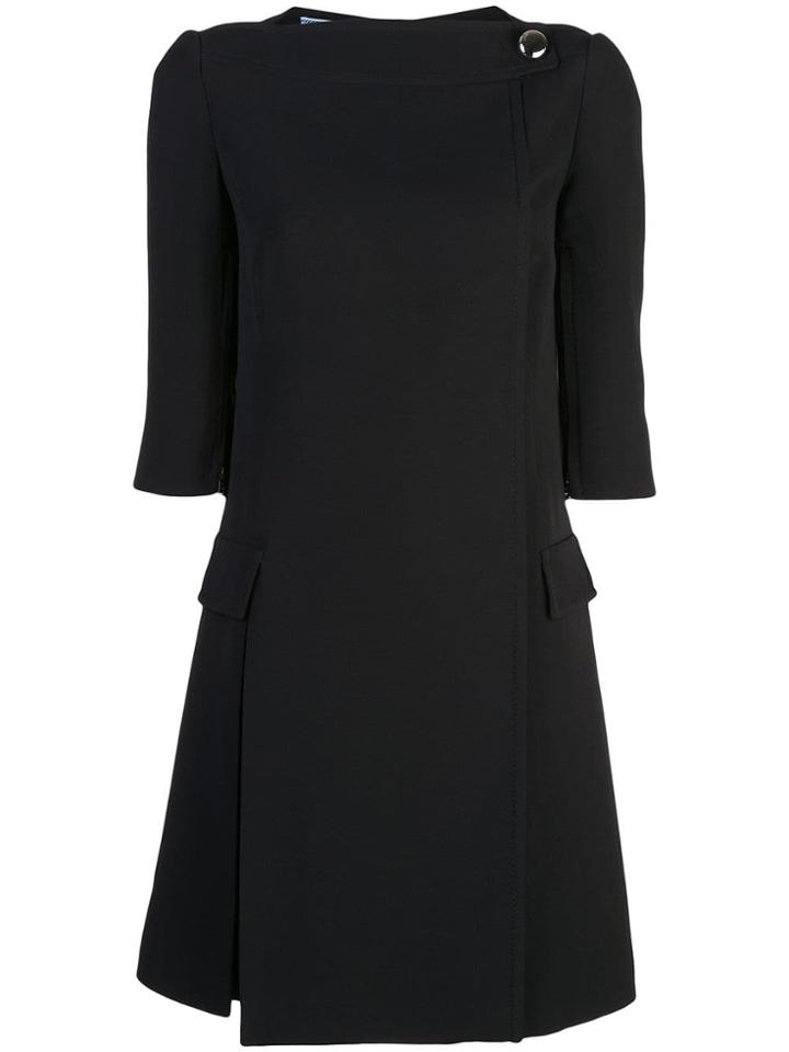 Prada Tailored Shift Dress - Black