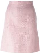 Chanel Vintage Patterned Skirt - Pink