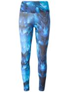 Bodyism I Am Electric Leggings, Women's, Size: Medium, Blue