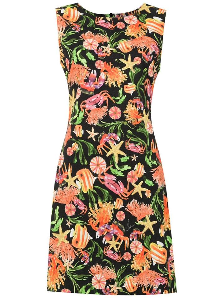 Isolda 'sofie' Printed Dress - Black
