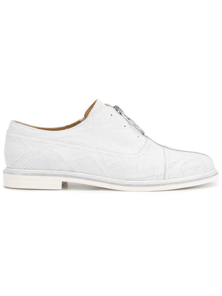 Mm6 Maison Margiela Front Zip Loafers