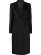 Tagliatore Caletha Double Breasted Coat - Black