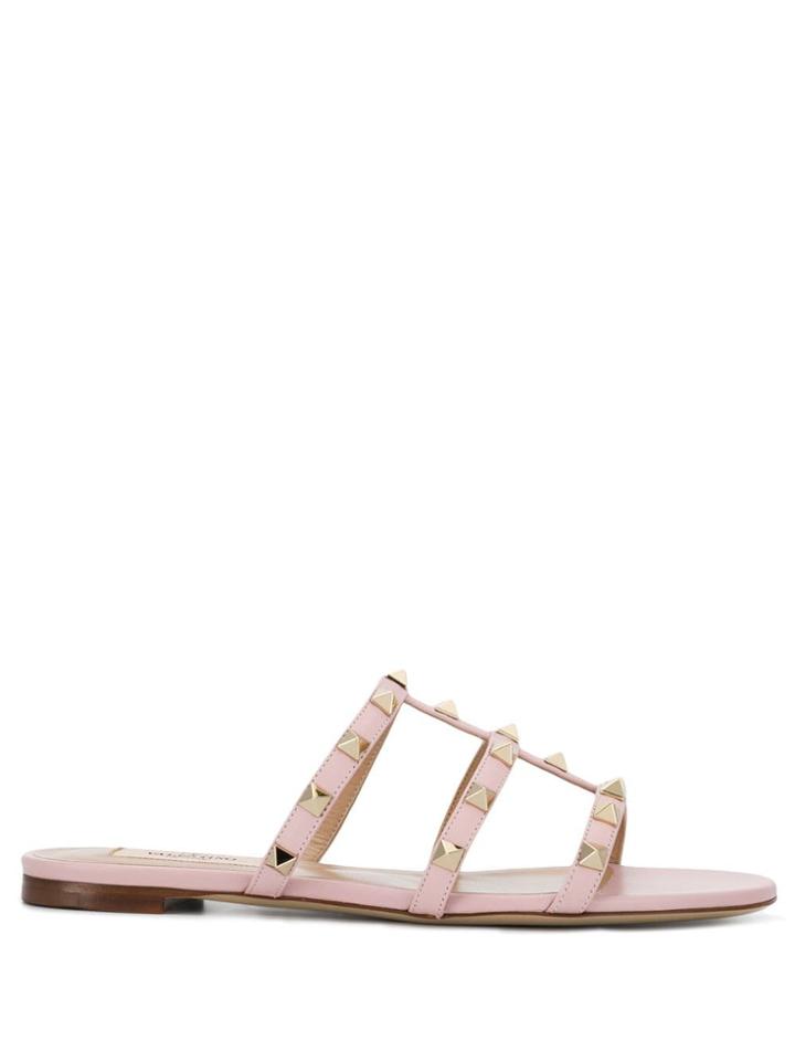 Valentino Rockstud Sandals - Pink