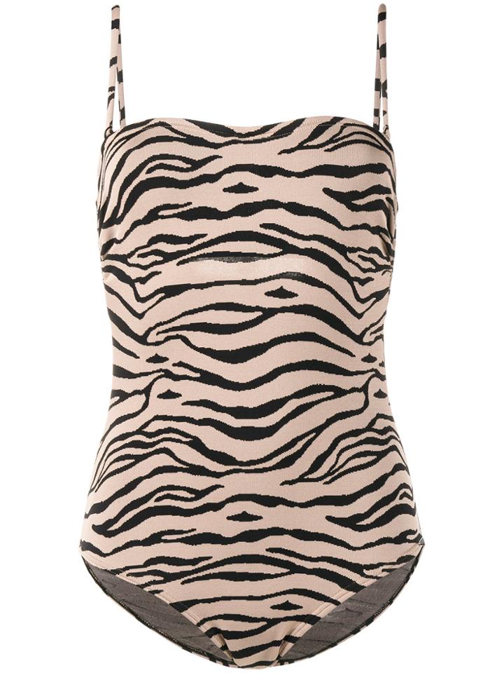 Prism Bathsheba Tiger One-piece Swimsuit - Brown