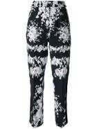 Ingie Paris Floral Tailored Trousers - Black