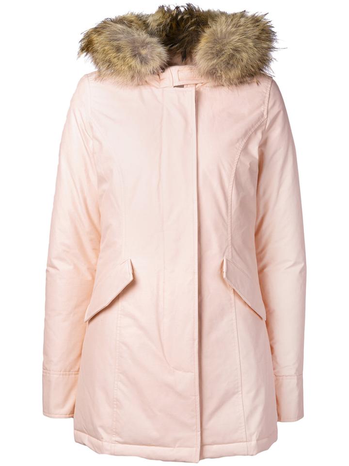 Woolrich Hooded Arctic Parka - Pink & Purple
